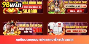 Các sự kiện khuyến mãi 98win