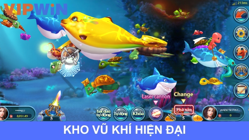 Kho vũ khí tối tân, hiện đại